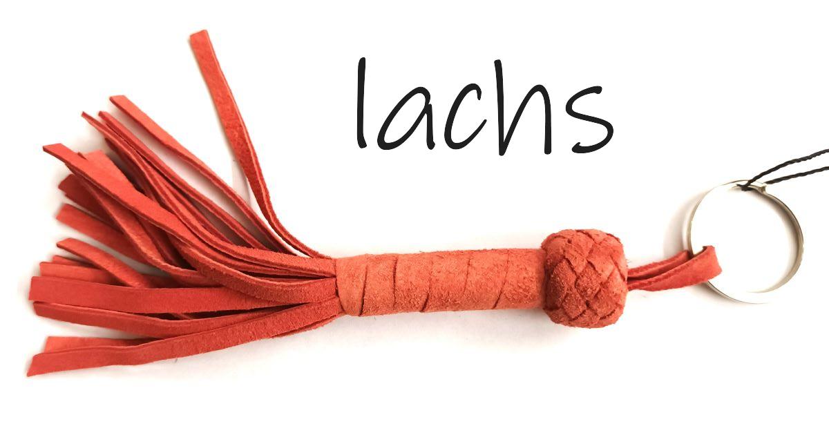 Flogger Schlüsselanhänger - lachs