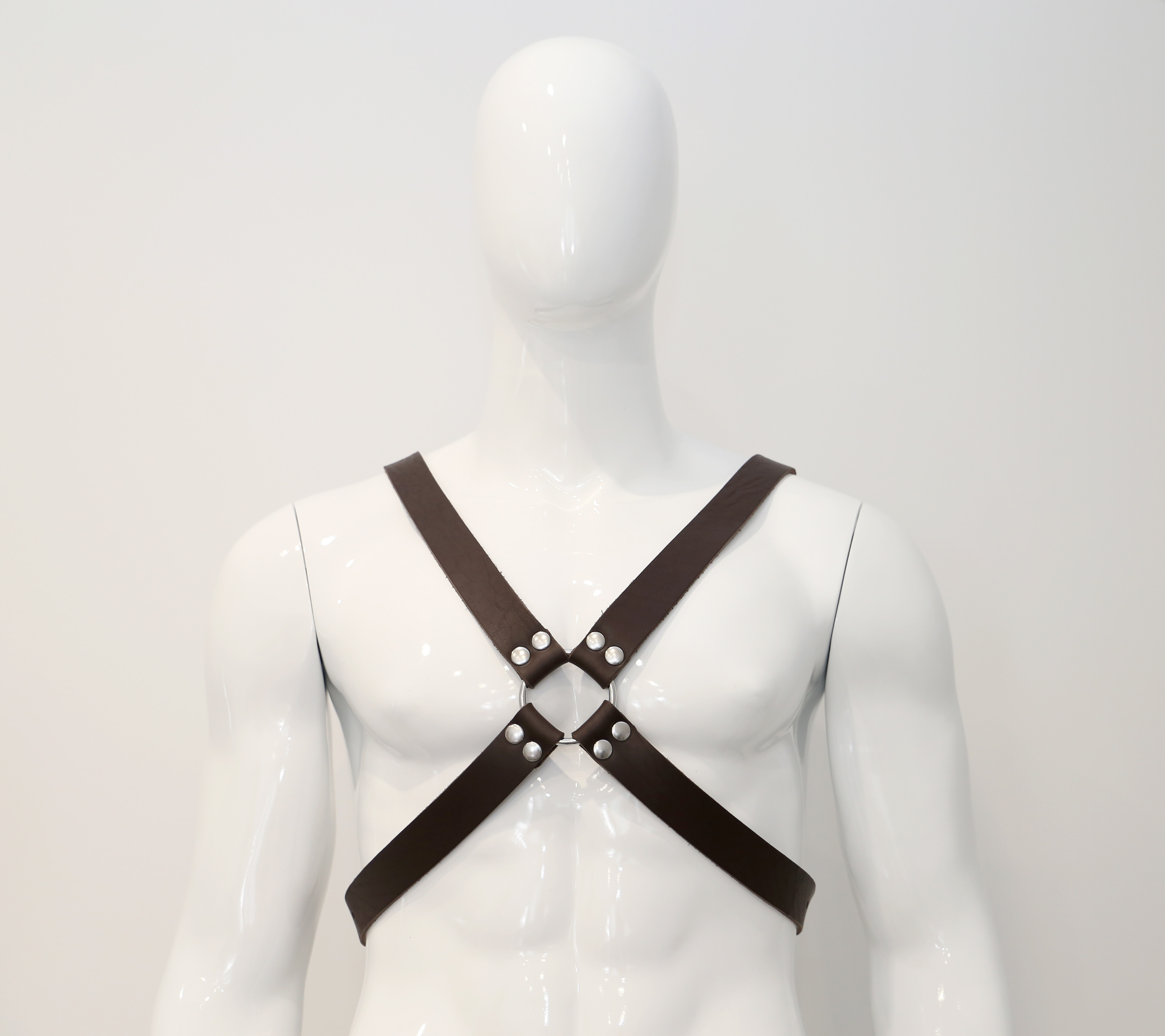 Männer Harness "brown luxury"
