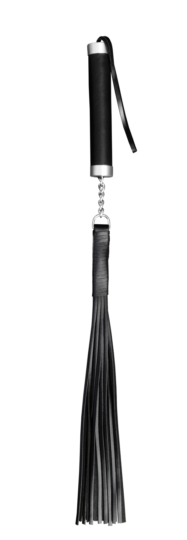 Leder Peitsche - Drehpeitsche schwarz