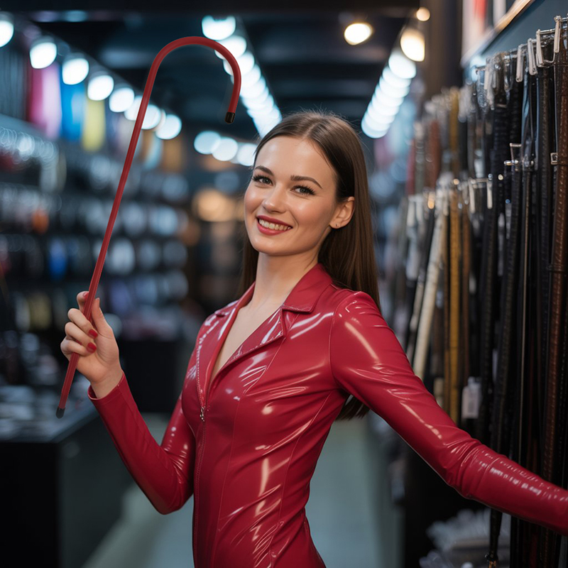 ROHRSTOCK - Englisch Schulmeistercane Kunststoff - Farbe wählbar!